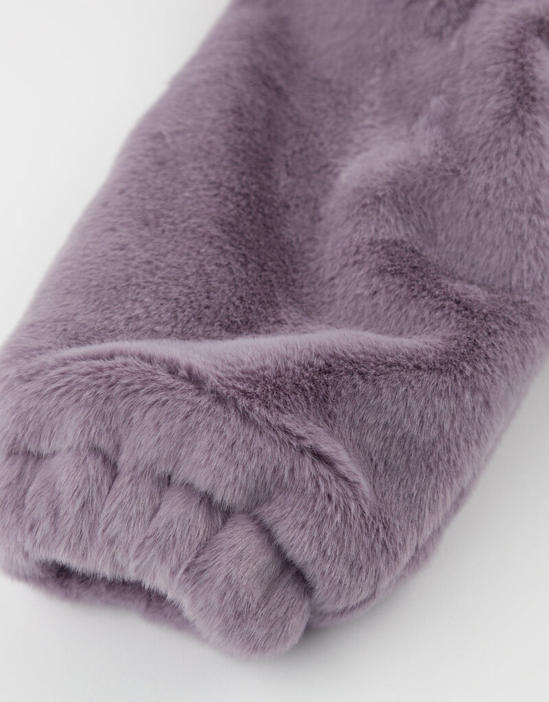 oh baby! DAISIES FAUX FUR TAHOE JACKET LAVENDER