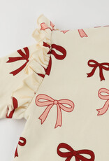 oh baby! MULTI BRIGHT BOWS RUFFLE SLOUCH SWEATSHIRT