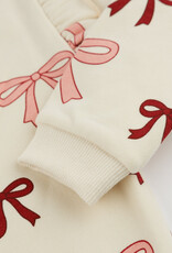 oh baby! MULTI BRIGHT BOWS RUFFLE SLOUCH SWEATSHIRT