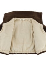 oh baby! BEAR FACES SHERPA TAHOE JACKET CHESTNUT