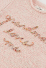 oh baby! GRANDMA LOVES ME ROLL-EDGE PULLOVER PINK