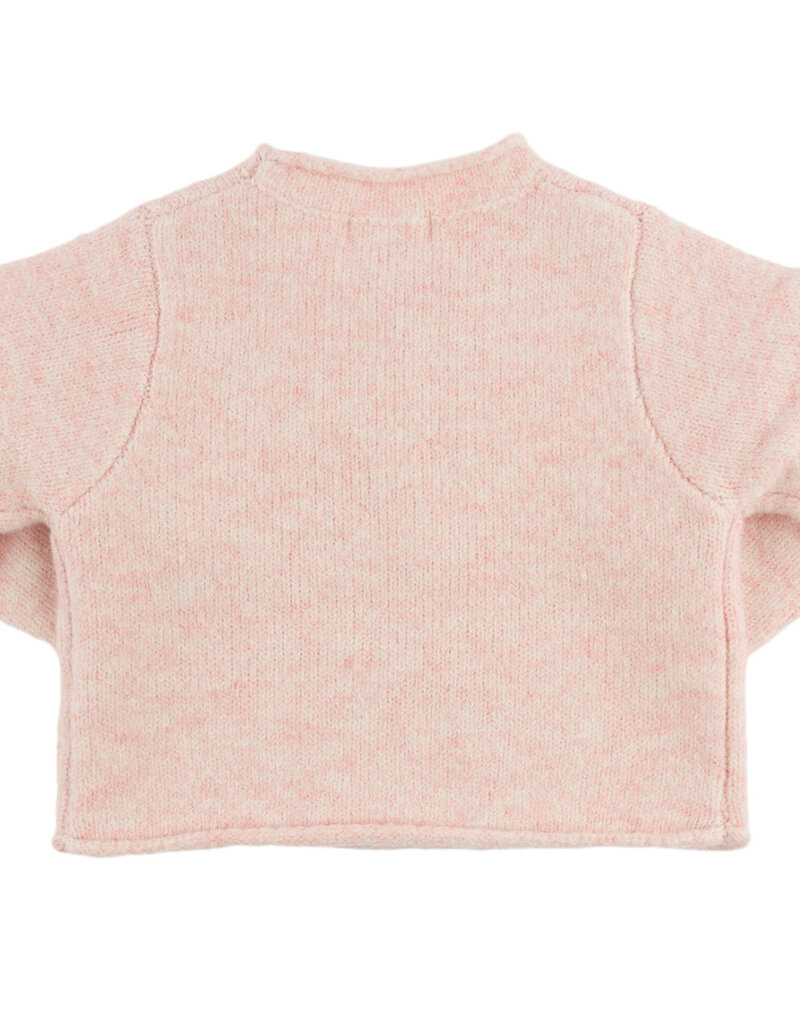 oh baby! GRANDMA LOVES ME ROLL-EDGE PULLOVER PINK
