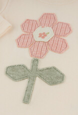 oh baby! QUILTED DAISY BABY RIB 2PC SET NATURAL