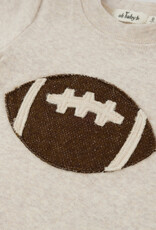 oh baby! CHOCOLATE FOOTBALL BABY RIB 2PC SET MALT