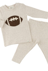 oh baby! CHOCOLATE FOOTBALL BABY RIB 2PC SET MALT