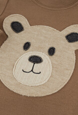 oh baby! PUPPY BABY RIB 2PC SET CHOCOLATE