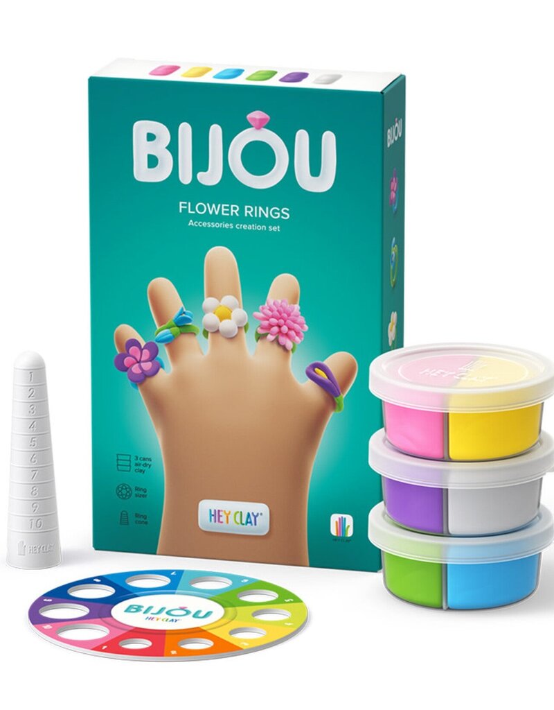 Fat Brain Hey Clay Bijou Flower Rings