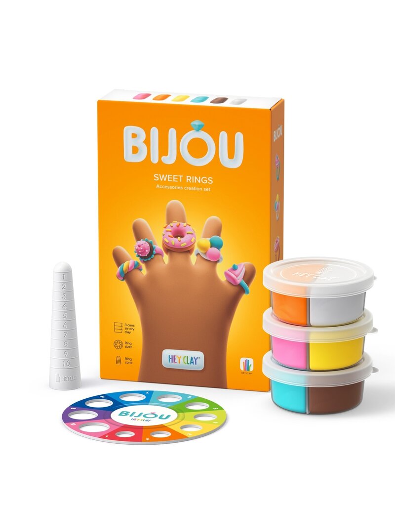 Fat Brain Hey Clay Bijou Sweet Rings