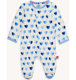 Magnetic Me BLUE XOXO MODAL FOOTIE