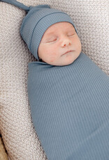 Copper Pearl Rib Knit Blanket Atlantic