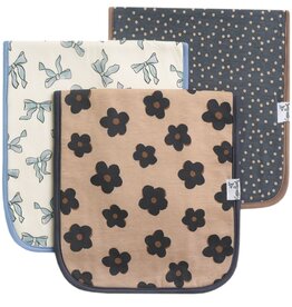 Copper Pearl Burp Cloth Set Gemma Tan