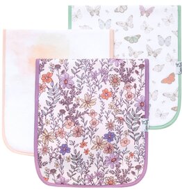 Copper Pearl Burp Cloth Set Flora