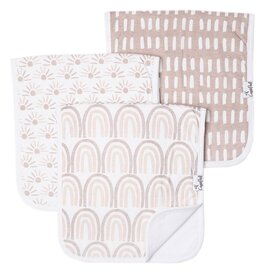 Copper Pearl Burp Cloths Bliss Set