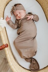 Copper Pearl Newborn Knotted Gown Gobi