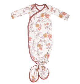 Copper Pearl Newborn Knotted Gown Ferra