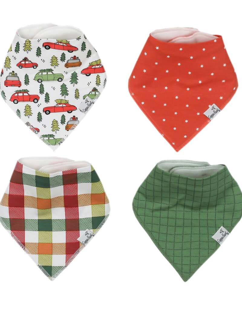 Copper Pearl Baby Bandana Bib Set 4 Griswold