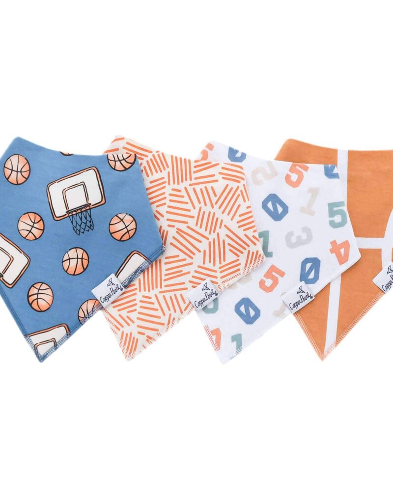 Copper Pearl Baby Bandana Bib Set 4 Dunk