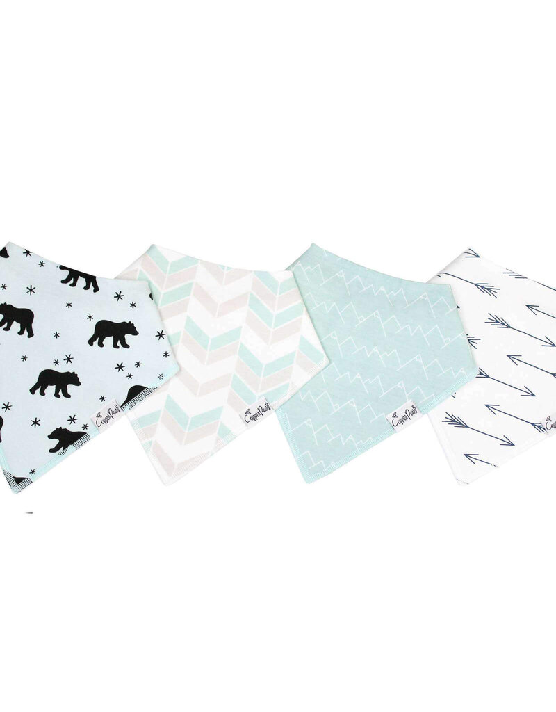 Copper Pearl Baby Bandana Bib Set 4 Archer
