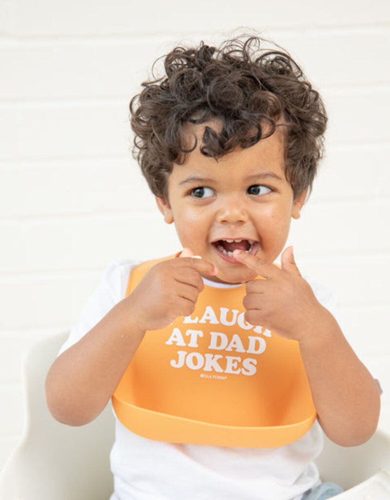 Bella Tunno Wonder Bib I Laugh at Dad Jokes