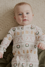 Petit Lem HOLIDAY TREATS FAIR ISLE PRINT THERMAL SLEEPER