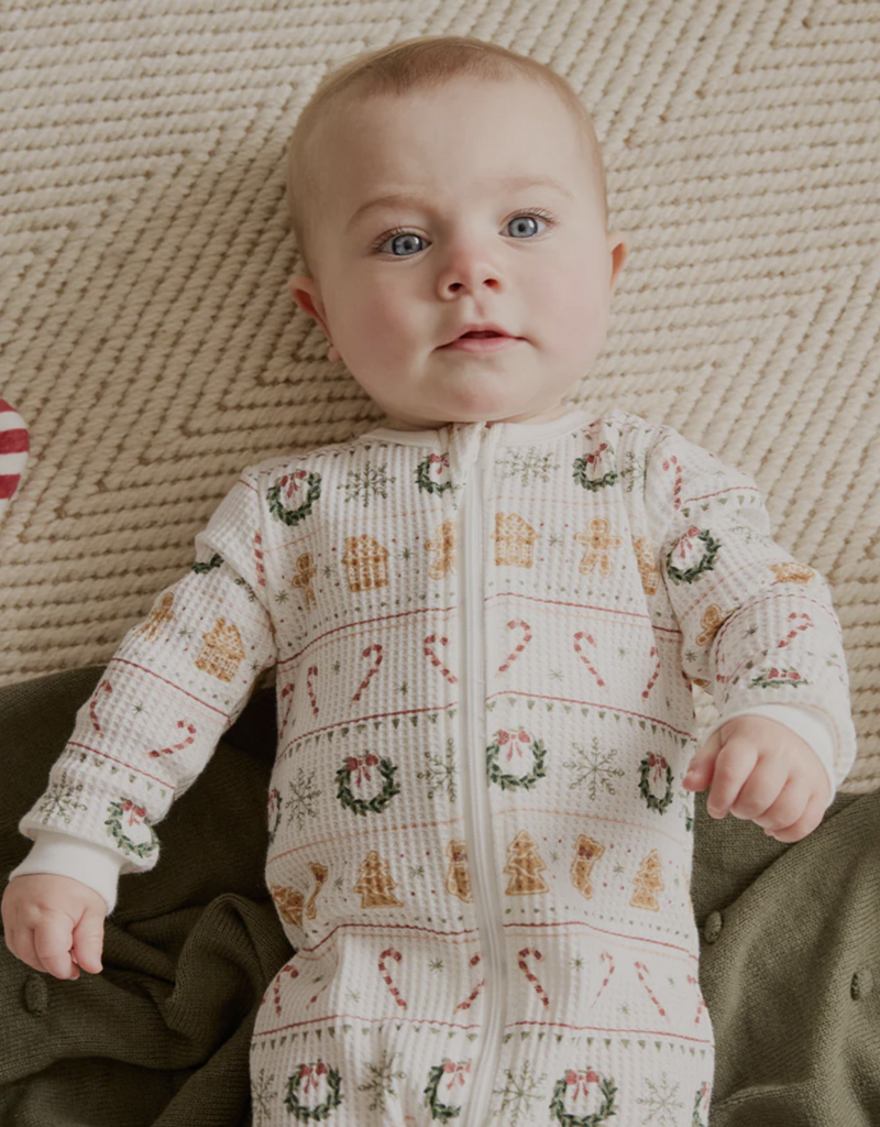 Petit Lem HOLIDAY TREATS FAIR ISLE PRINT THERMAL SLEEPER