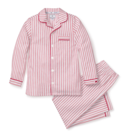Petite Plume SALE Kids Twill PJ Set Antique Red Ticking