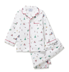 Petite Plume SALE Kids Twill Pajamas Holiday Town