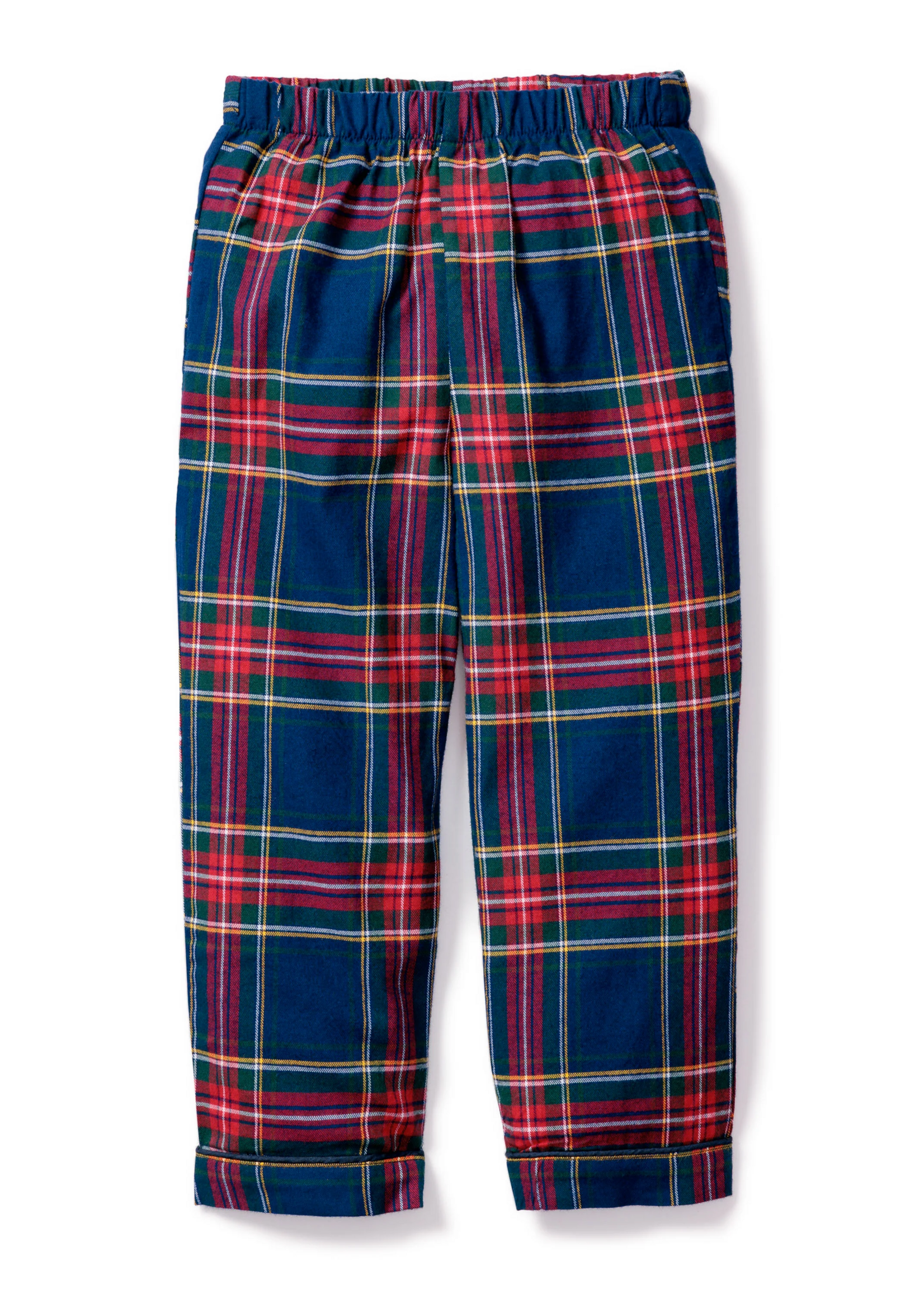 Petite Plume Kids Brushed Cotton Pajama Pant Windsor Tartan