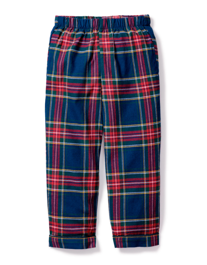 Petite Plume Kids Brushed Cotton Pajama Pant Windsor Tartan