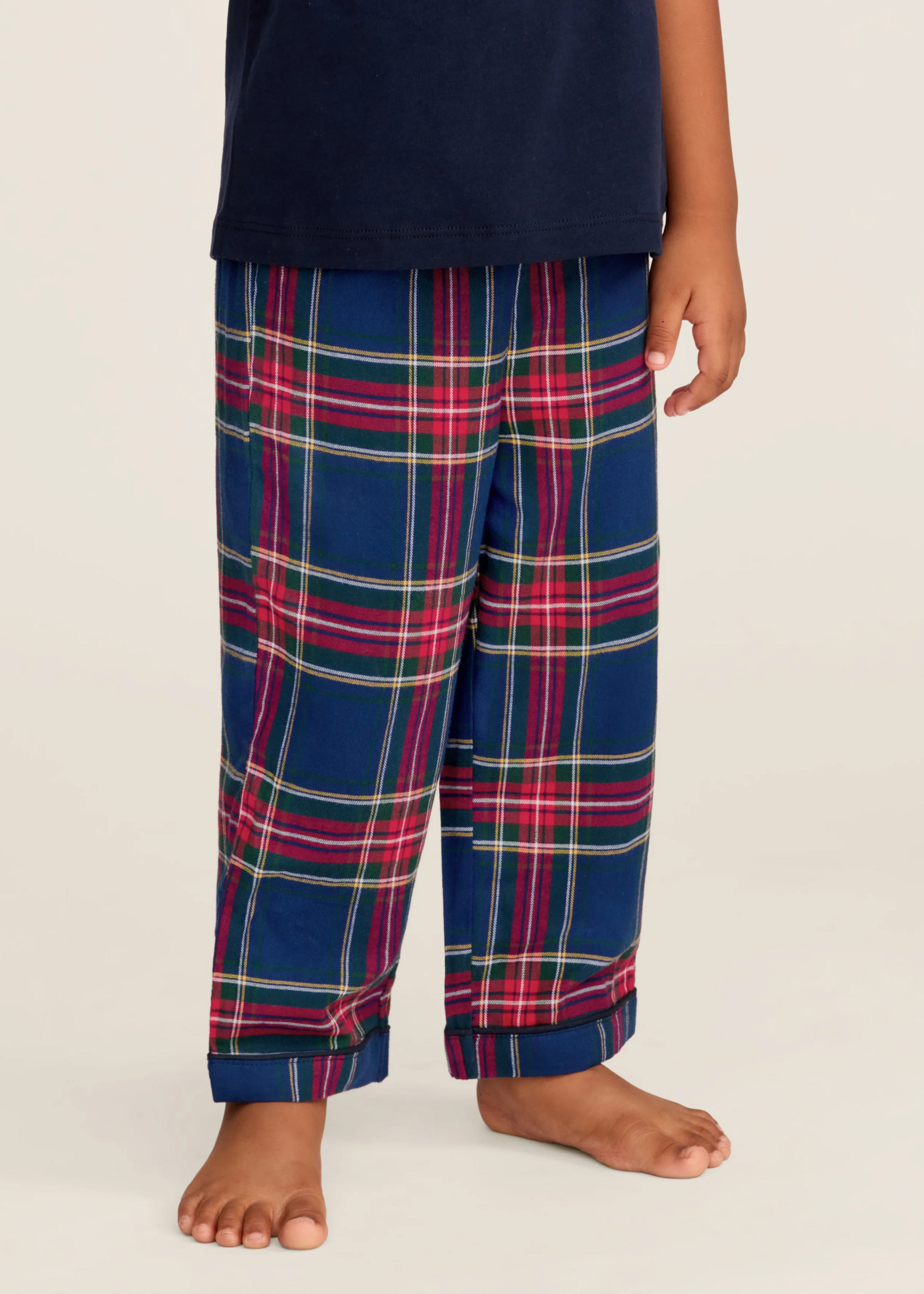 Petite Plume Kids Brushed Cotton Pajama Pant Windsor Tartan