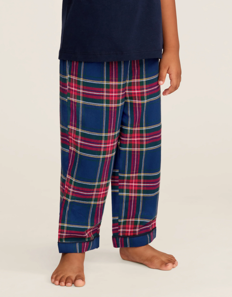 Petite Plume Kids Brushed Cotton Pajama Pant Windsor Tartan