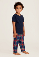 Petite Plume Kids Brushed Cotton Pajama Pant Windsor Tartan