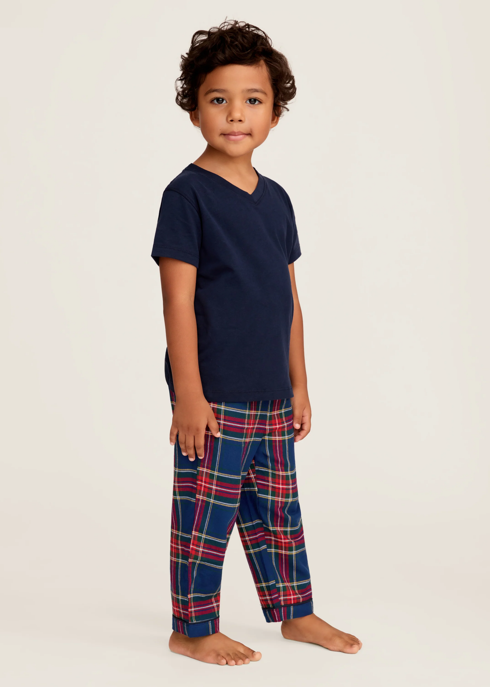 Petite Plume Kids Brushed Cotton Pajama Pant Windsor Tartan