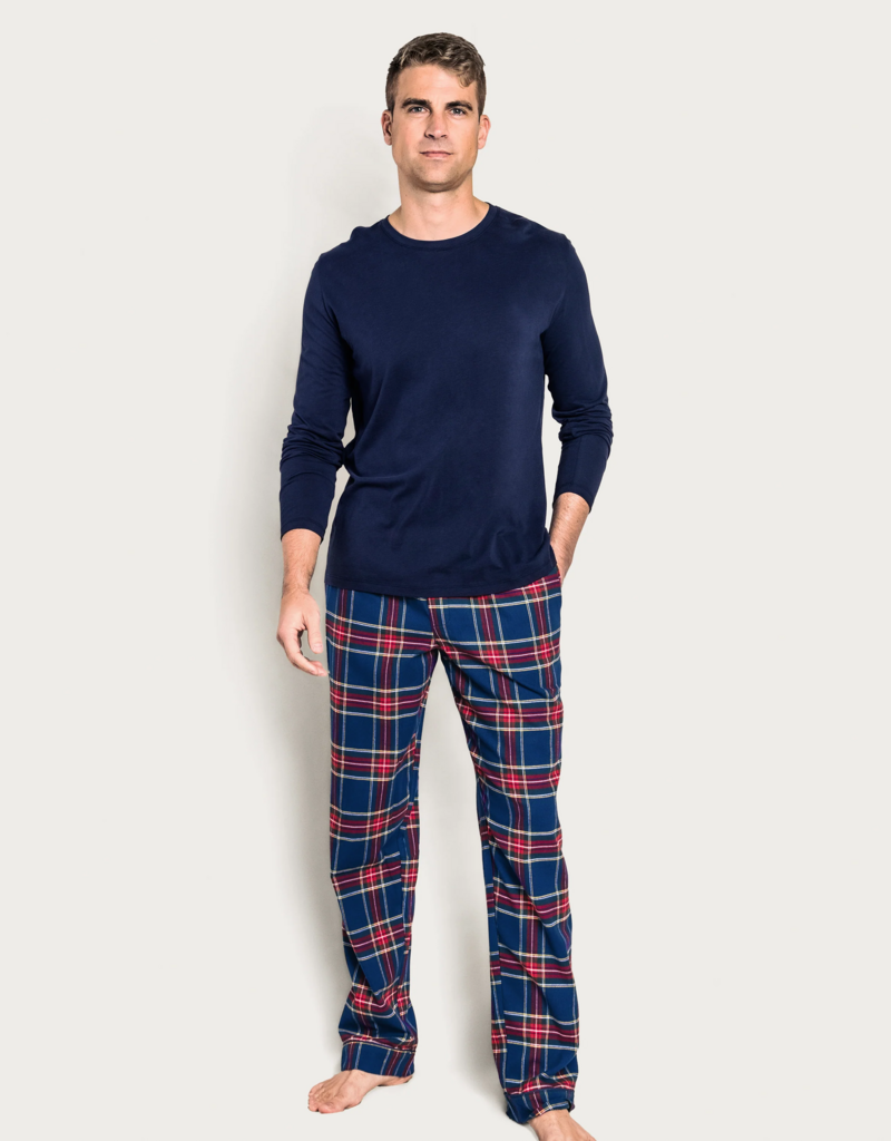Petite Plume Mens Brushed Cotton Pant Windsor Tartan