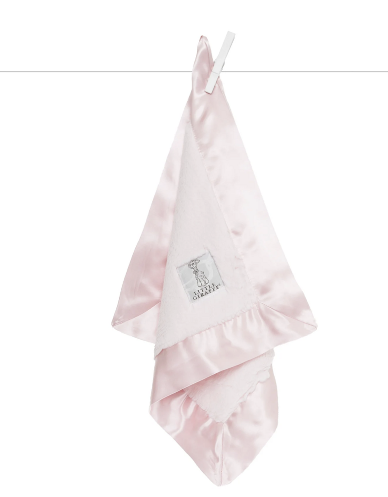 Little Giraffe Luxe Blanky Pink