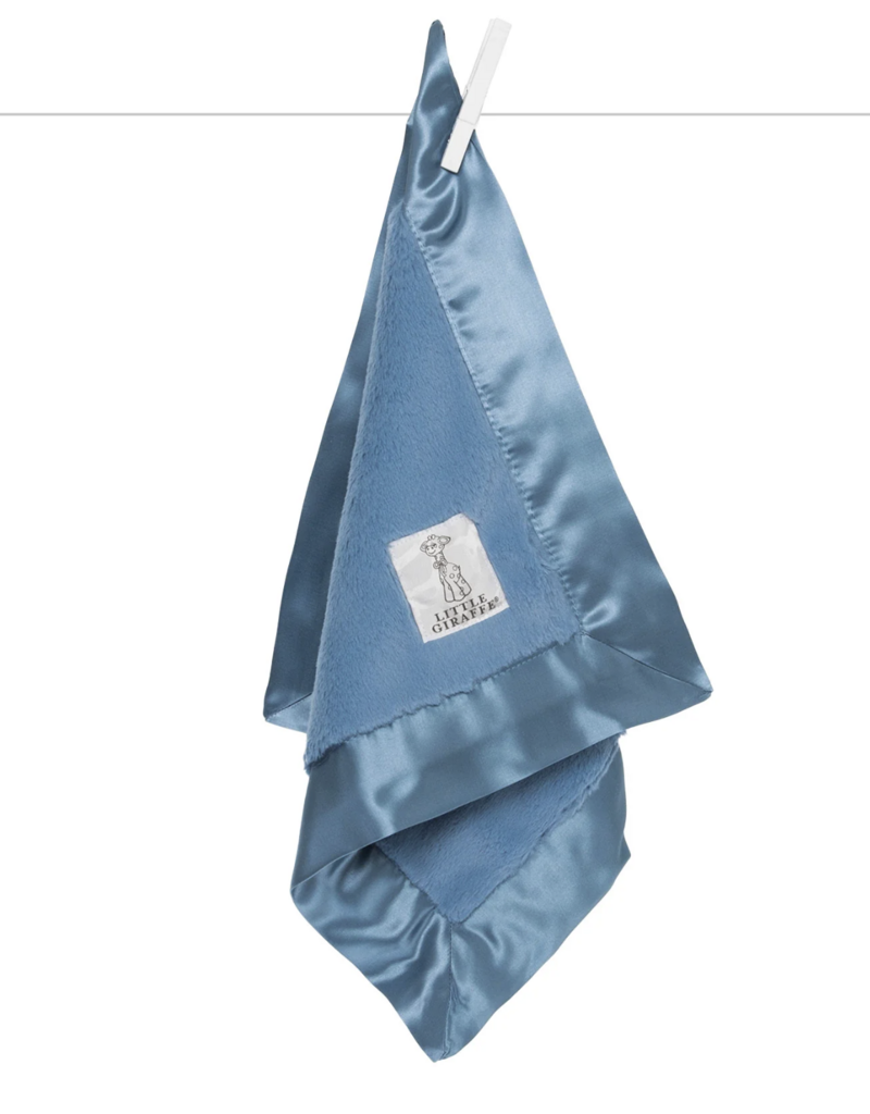 Little Giraffe Luxe Blanky Cornflower