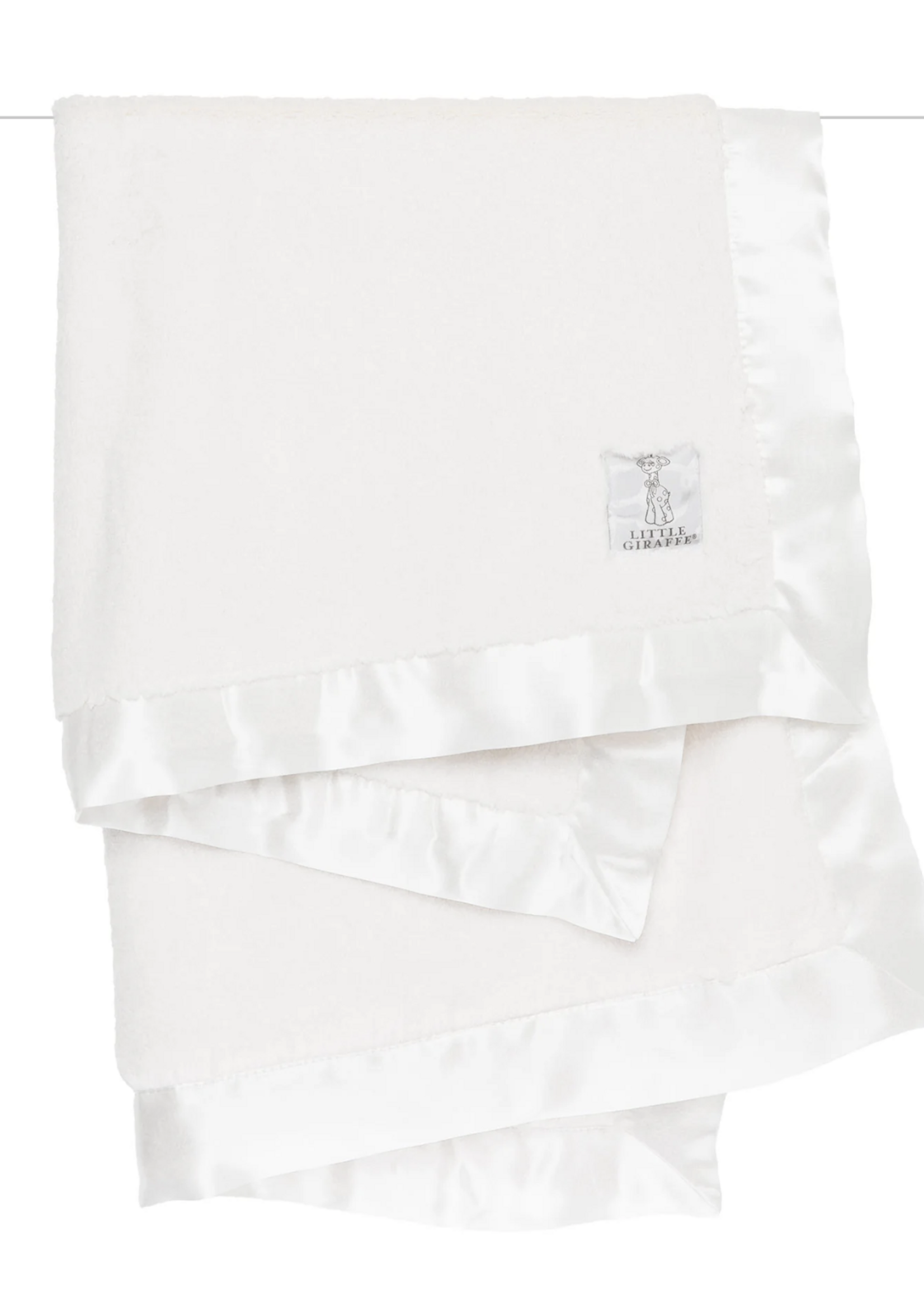 Little Giraffe Luxe Baby Blanket Cream