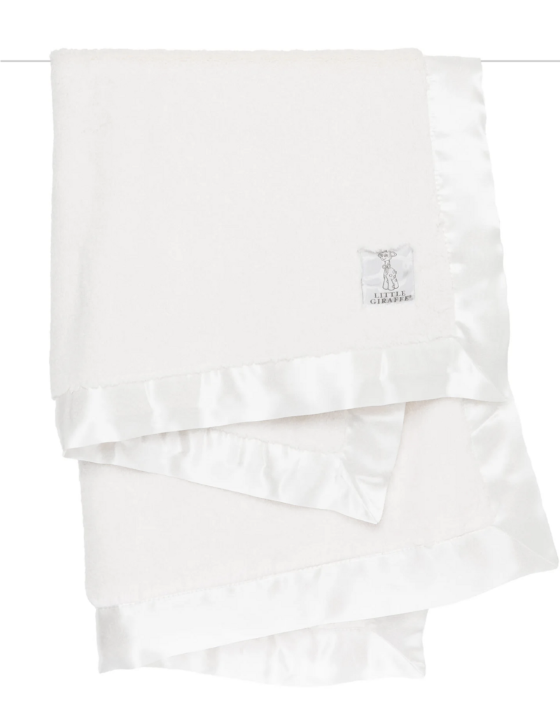 Little Giraffe Luxe Baby Blanket Cream