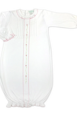 Little Threads Baby Girls White Rose Converter Gown