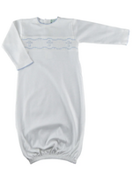 Little Threads Boys Hand Smocked Cross Daygown