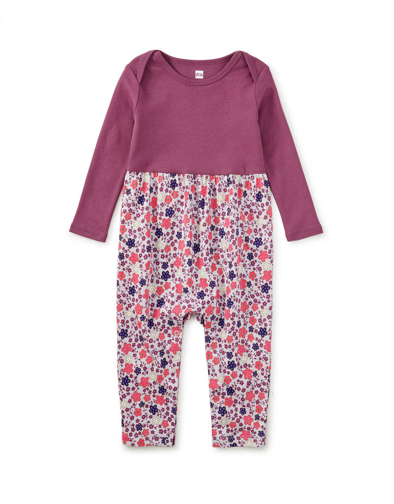 Tea Collection Print Mix Baby Romper Hanji Floral