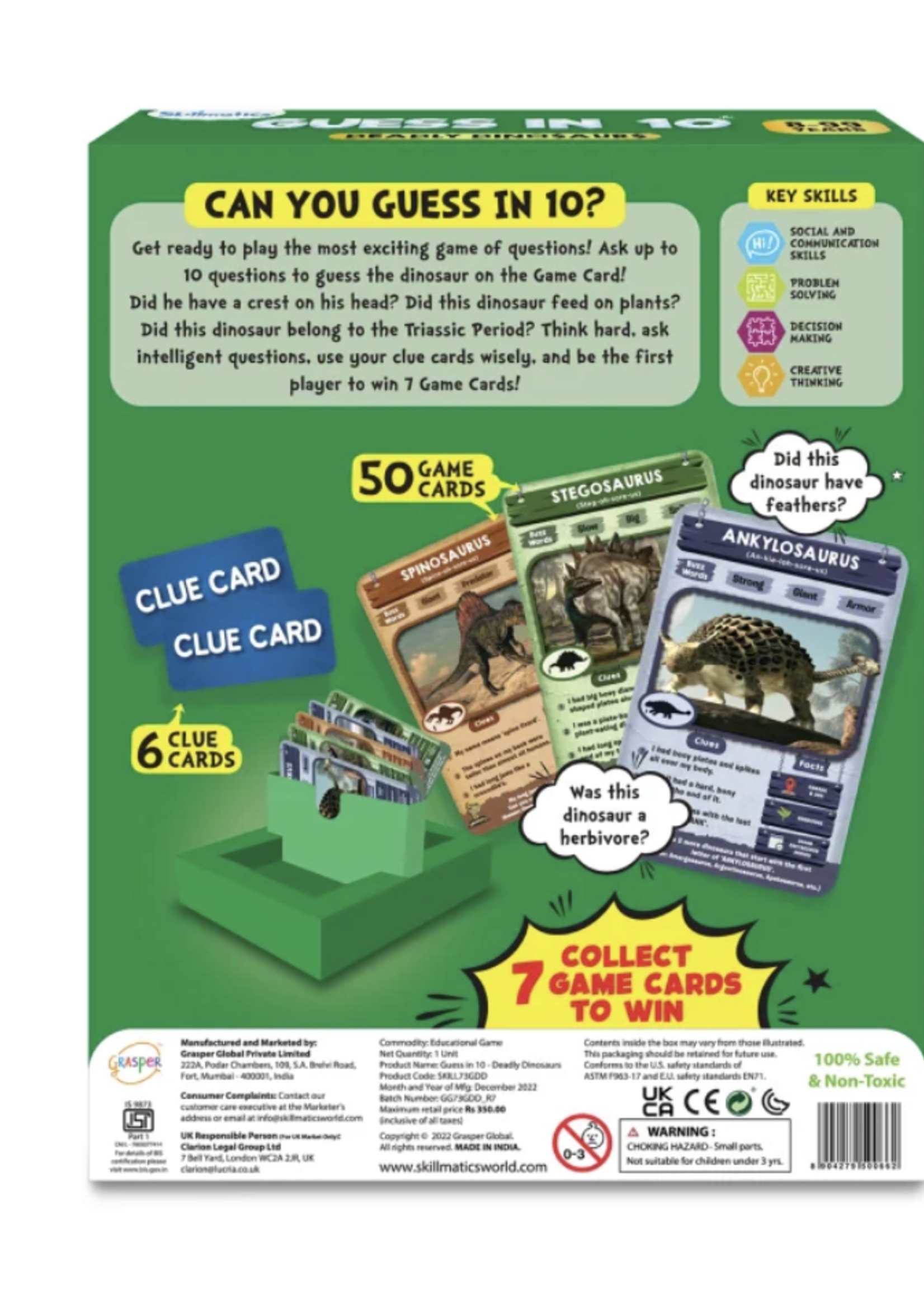 Skillmaticts Guess in 10  - World of Dinosaurs