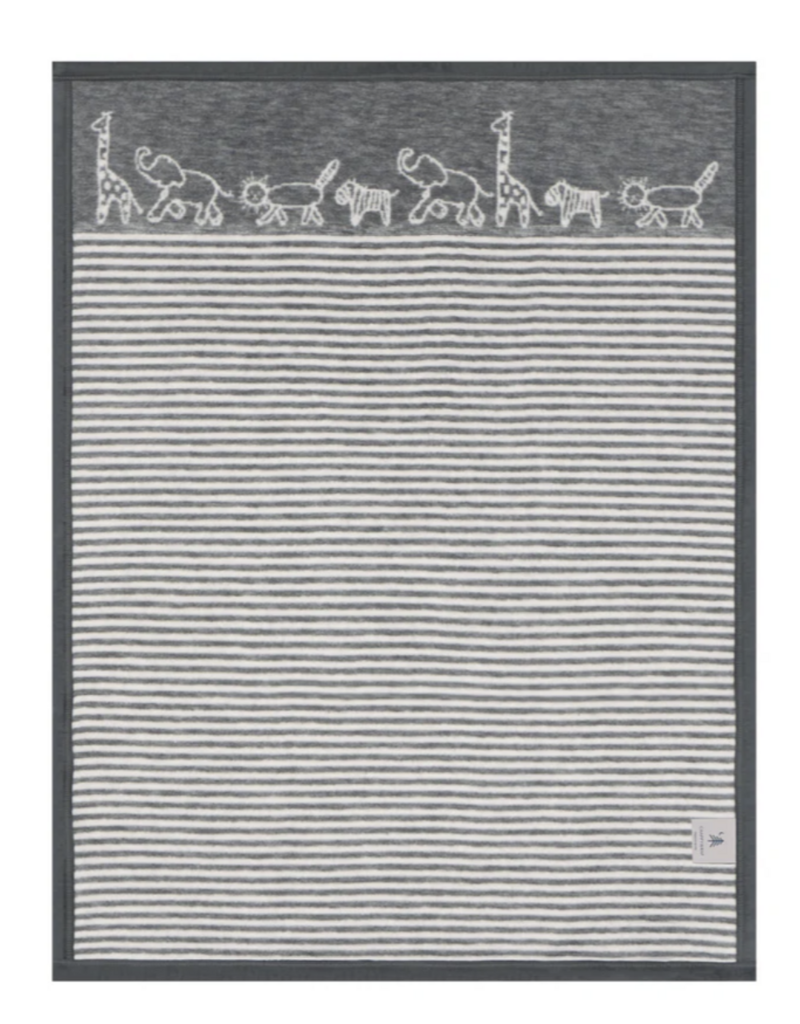 ChappyWrap Jungle Walk Grey Mini Blanket