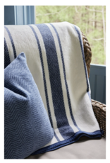 ChappyWrap Dockside Stripe Navy Blanket