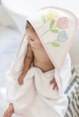 3 Marthas Tulip Applique Hooded Towel Washcloth Set