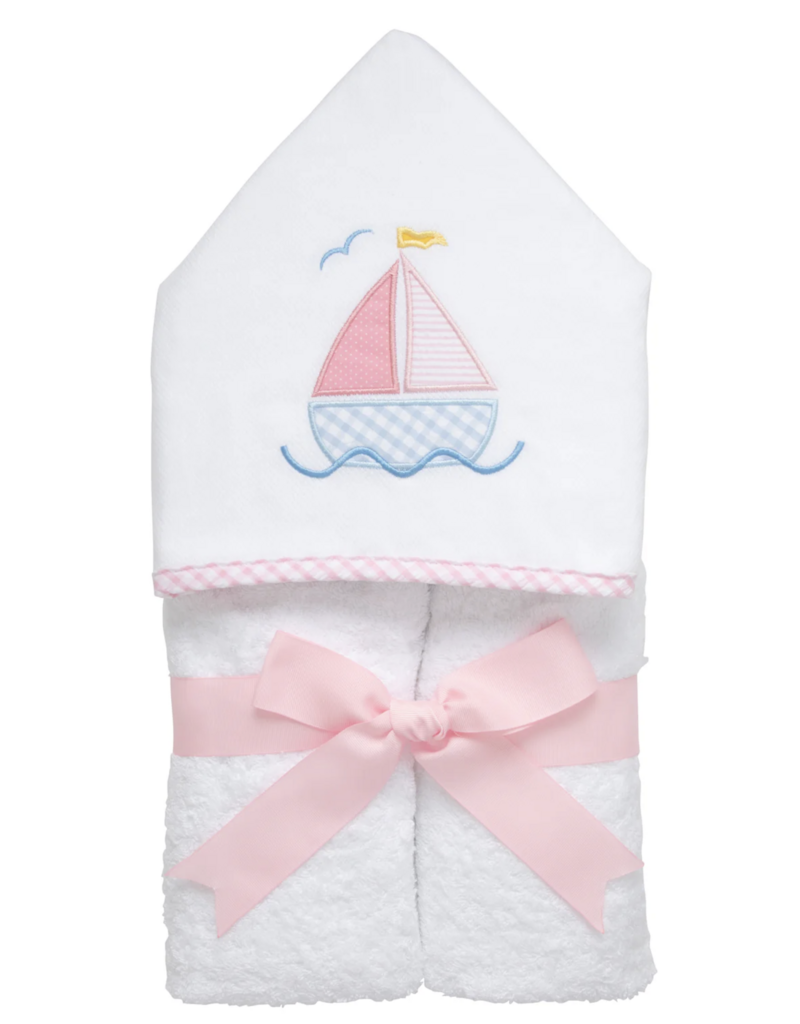 3 Marthas Sailboat Pink Everykid Towel