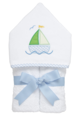 3 Marthas Sailboat Blue Everykid Towel