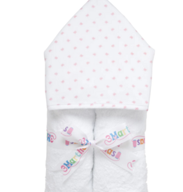 3 Marthas Bow Pink Fabric Everykid Towel