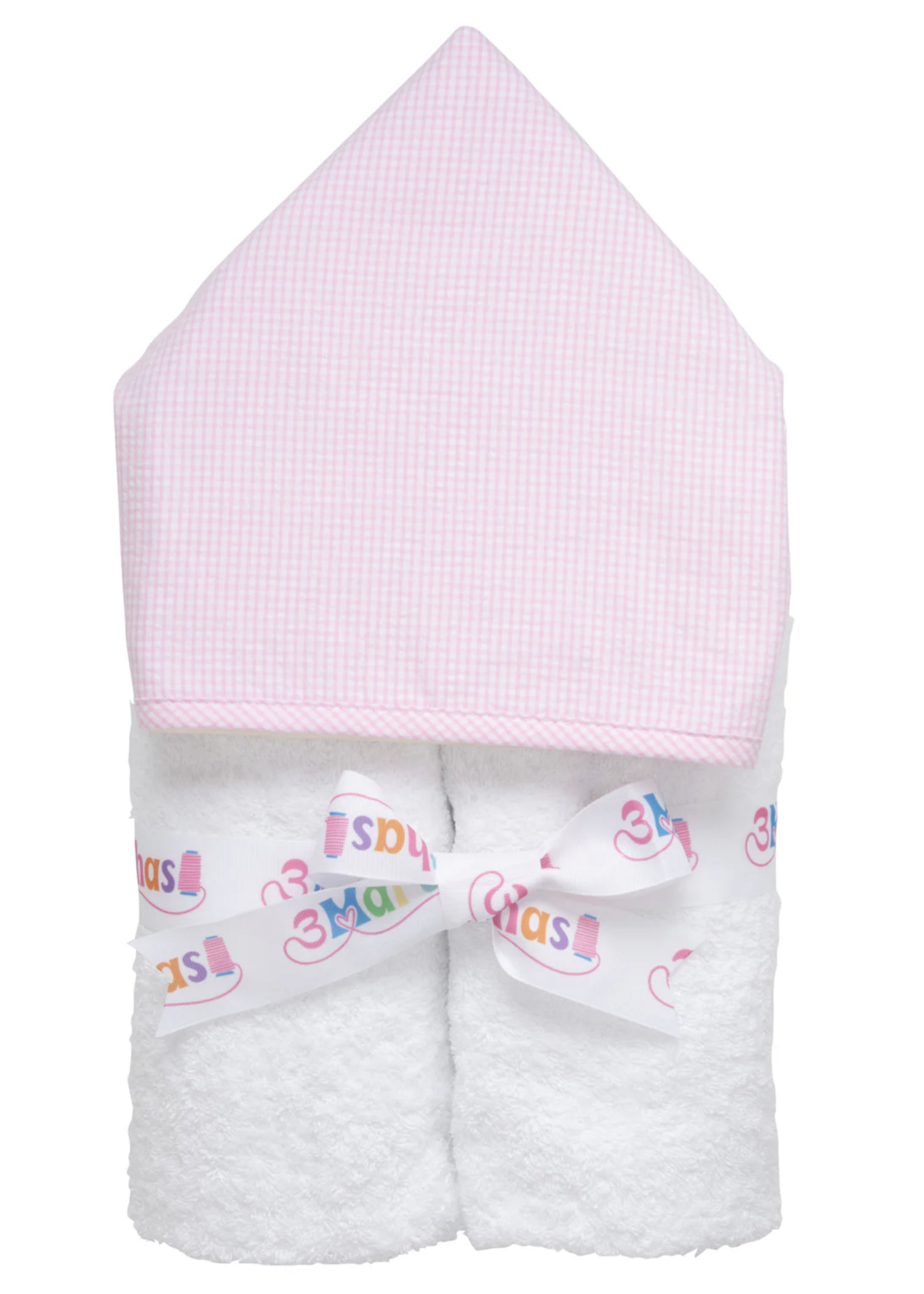 3 Marthas Big Check Pink Everykid Towel