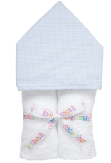3 Marthas Big Check Blue Everykid Towel